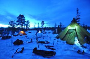 The Incredible Pulk sledging Expedition Sweden March 2018.