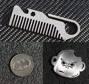 EDC Multi Tool Lot - Otto Tactical Beard Tool  Monkey Wrench  Batman Hobo Coin