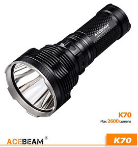 Acebeam K70 2600LM 1300M CREE XHP35 High Intensity LED Flashlight Torch