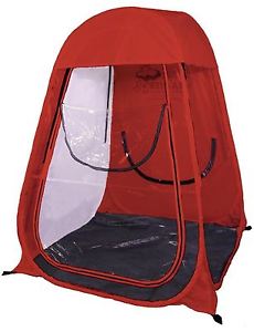 Sports Pod Pop Up Tent Sports Wide Outdoor Camping Carrying Bag Clear Xl Red New