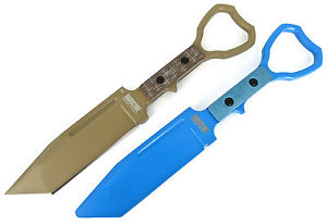 Hardcore Hardware ASOT-02 Tactical CPP Tanto Knife Tan w/Trainer Package SOCP