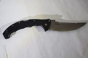 CS21TCTXLS Cold Steel Talwar CTS XHP Blade Serr G-10 Handle Tri Ad Lock Clip