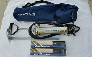 Katadyn Expedition water filter, with 2 spare ceramics.