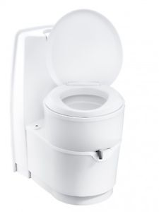 Toilette à cassette C 224 CW blanc, Pompe manuelle