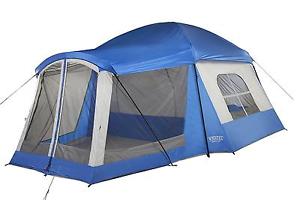 Wenzel 8 Person Klondike Tent, Blue