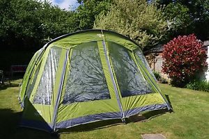 vango taiga 600xl airbeam (inflatable) 6 person family tent