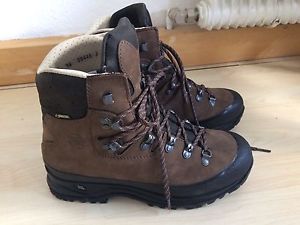 Hanwag Damen Stiefel Gr 7,5 Alaska GTX Erde NEU Wandern Trecking