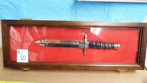 PRE OWNED BUCK 100 YRS OF QUALITY LE 0725 FIX BLADE KNIFE IN WINDOWED DISPLAY #6