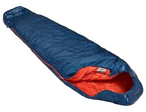 Vaude Arctic 450 camp sleeping bag blue Design left 2014 mummy sleeping bag Deep