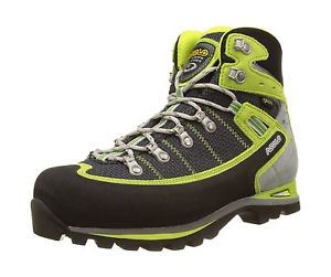 Asolo Mens Shiraz Gv mm High Rise Hiking Shoes Green (Nero/green Lime) 12... NEW