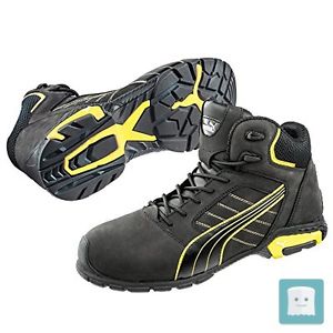 PUMA SAFETY - SCARPA, NERO/GIALLO/BLANCO/GRIGIO, TAGLIA 44