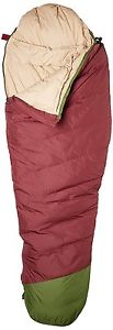 Bertoni Mummia Clima-Tech Hiking and High Altitude Down Sleepting Bag, Bordeaux,