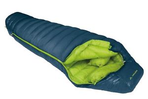 Vaude Ice Peak 750 11212 Down Sleeping Bag Deep Water Right