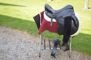 $2500 Black American Flex Versatile Endurance Dressage Trail 17 1/2" Saddle