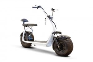 The FAT TIRE ELECTRIC SCOOTER (EW-08) White 20mph, 50 Mile Range