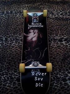 Black Sabbath Never Say Die Skateboard(Super Rare)