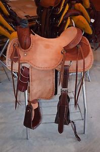 16" Western ROPING saddle - Custom Made