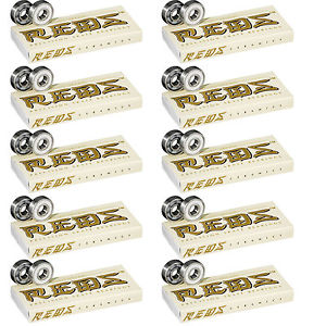 10 (8 PACKS) BONES CERAMIC SKATE BEARINGS- reds board inline bulk lot wholesale