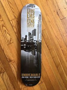 ZOO YORK Never Forget 9/11 Unbreakable | Extremely Rare, Classic Brand New Board