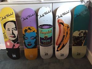 ALIEN WORKSHOP ANDY WARHOL COMPLETE 10 DECK SET