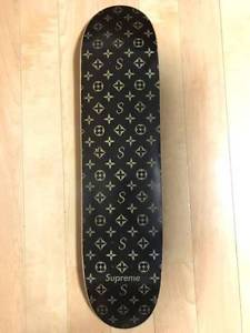 Vintage 2000 LOUIS VUITTON x SUPREME Monogram Icon Skateboard Skate Board Deck