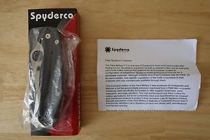 Spyderco Paramilitary 2 CF CPM-M4 Sprint Run C81CFM4P2