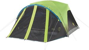 Carlsbad 4 Person Dome Camping Tent with Screen Room Durable 9 feet x 7 feet