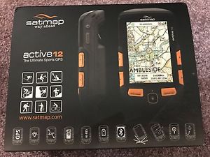 SATMAP Active 12 Pro Sports GPS Full GB 1:50k Map Bundle - UK Stock