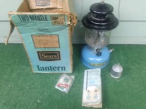 Vintage Sears Two Mantle Lantern...untested...used...1969...476.72212..box..