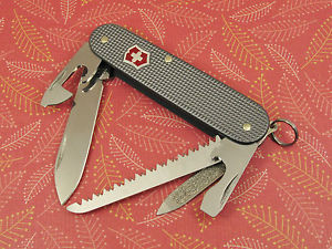 Swiss Bianco Victorinox Cadet Plus Moonlight Silver Alox Swiss Army Knife