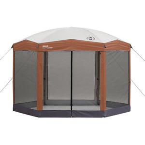 Coleman 12-by-10-foot Hex Instant Screened Canopy/Gazebo