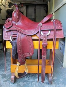 14 3/4" Don Rich Custom Cow Horse Saddle Western Ranch Reiner