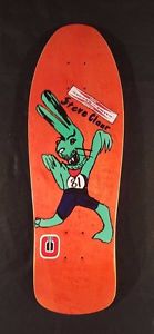 Mint Vintage 1989 G&S Steve Claar "Rabbit" by Neil Blender NOS Skateboard Deck