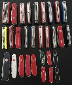 VICTORINOX SWISS ARMY KNIVES - ALL SIZES!!! - ALOX 92 - LOT OF 30!!!!