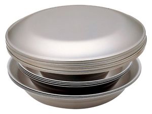 SNOW PEAK PLATE SET FAMILY CAMP OUTDOOR STAINLESS STEEL DISHES PLATE BOWL F/S