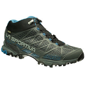 00 La Sportiva Synthesis Mid GTX Gore-Tex Surround Scarpe Uomo, Carbon/Blue