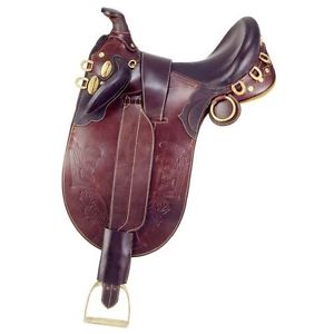 Australian Outrider Saddle Bush Rider Horn Brown AS181