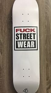 Chad Muska F*CK STREET WEAR skateboard  LIMITED EDTION serial numbered