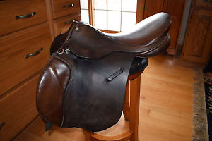 Ainsley 16 1/2" All Purpose Jumping Fox Hunting English Saddle Made In England