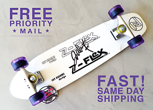 JAY ADAMS SIGNED DOGTOWN ZFLEX GLOW COMPLETE AUTOGRAPHED ZFLEX SKATEBOARD