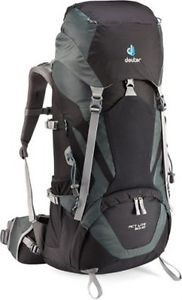 ACT Lite 50 + 10 Backpack Lightweight Bottom Zippered Compartment Black/ Granite