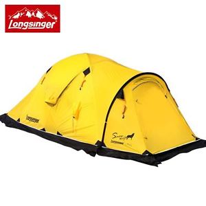 Longsinger/Silicon ultra-light double layer outdoor camping hiking tent winter t