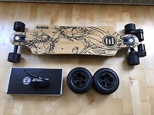 Evolve Bamboo GT Street & All Terrain Electric Longboard/Skateboard Perfect