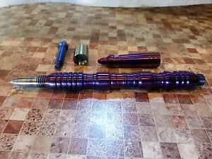 First-ever titanium ball pen-cubotan-yawara "Fighter" made of the pure titan