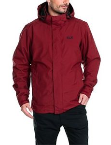 Jack Wolfskin - Giacca "Fairfield" da uomo, 3 in 1