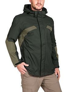 Jack Wolfskin - Giacca da uomo antipioggia Topaz II Jacket, Uomo, Wetterschutzja