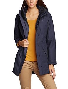 Jack Wolfskin 5th Avenue - Cappotto da donna, Blu (Blu - Night blue), XS