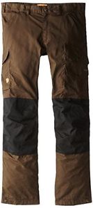 Fjällräven, Vidda Pro, Pantaloni Uomo, Nero (Dark Olive/Black), 50