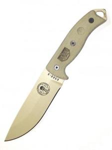 ESEE 5P DT Desert Tan Fixed Blade Knife w Sheath