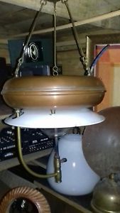 Very Rare Tilley Doughnut Ceiling   Lamp For Restoration Part Of Collection